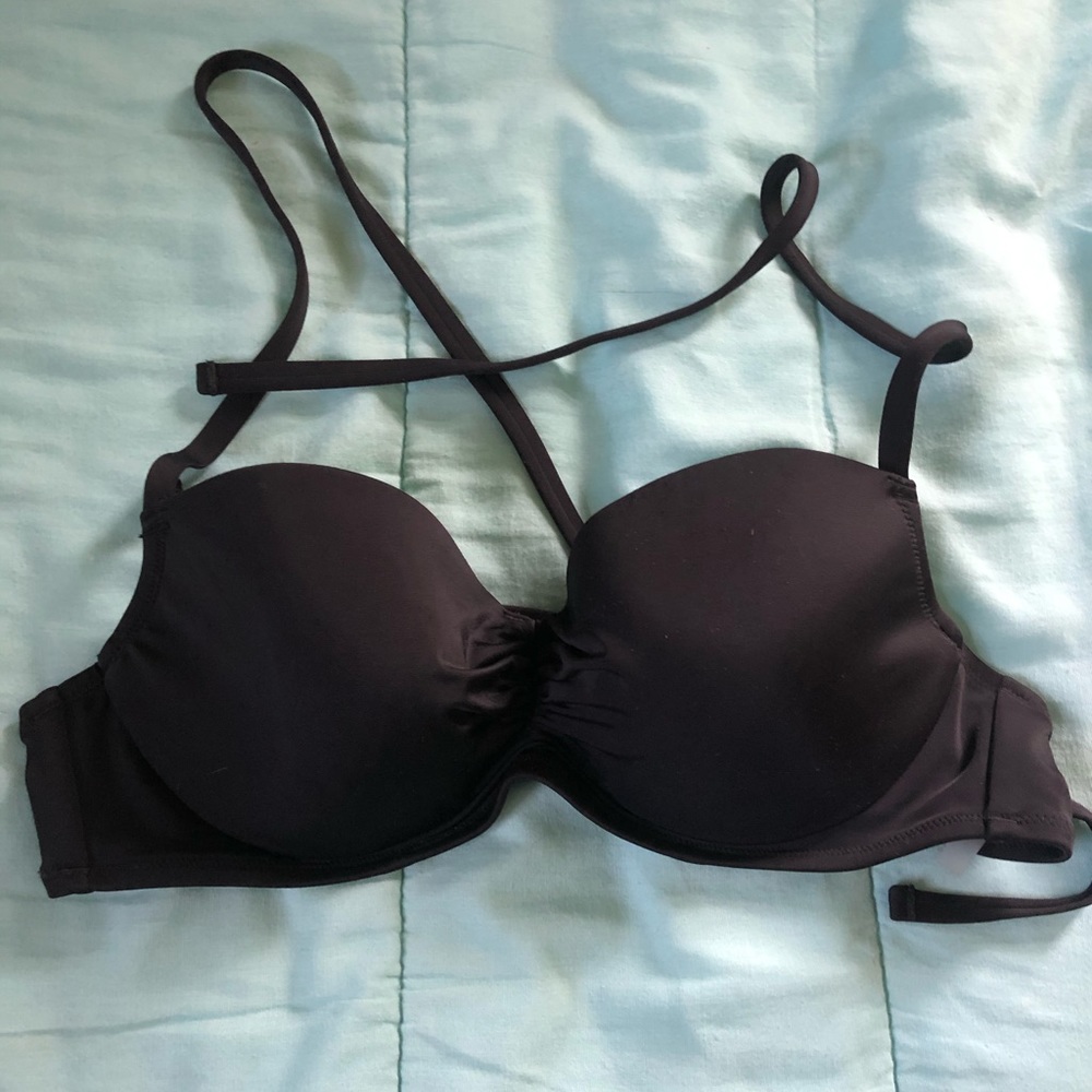 Black bikini top